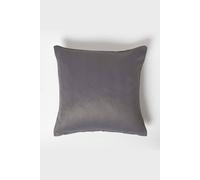 Homescapes Herringbone Cushion Cover in Dark Grey | Size: 45 cm x 45 cm Homescapes Dark Grey 45 cm x 45 cm