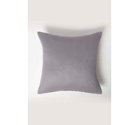 Homescapes Herringbone Cushion Cover in Grey | Size: 45 cm x 45 cm Homescapes Grey 45 cm x 45 cm