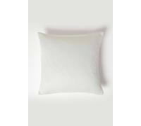 Homescapes Herringbone Cushion Cover in Ivory | Size: 45 cm x 45 cm Homescapes Ivory 45 cm x 45 cm