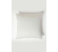 Homescapes Herringbone Cushion Cover in Ivory | Size: 45 cm x 45 cm Homescapes Ivory 45 cm x 45 cm