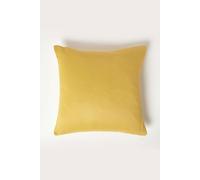 Homescapes Herringbone Cushion Cover in Mustard | Size: 45 cm x 45 cm Homescapes Mustard 45 cm x 45 cm