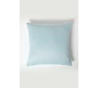 Homescapes Herringbone Cushion Cover in Pale Blue | Size: 45 cm x 45 cm Homescapes Pale Blue 45 cm x 45 cm
