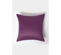 Homescapes Herringbone Cushion Cover in Purple | Size: 45 cm x 45 cm Homescapes Purple 45 cm x 45 cm