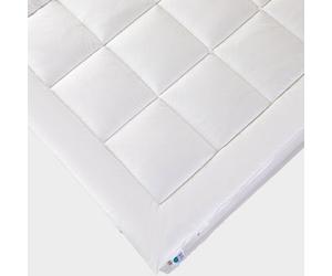 Homescapes Homescpaes Premium Wool Mattress Topper Deep Fitting Comfort, Super King