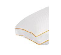 HOMESCAPES Very Healthy Breathable Luxury Pillow - 48 x 74 cm - Hypoallergenic Pillow Medium Firm Support - All Sleeping Positions - With Super Soft Diamond Knitted Jacquard Casing