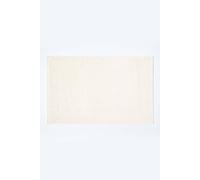 Imperial Plain Cotton Bath Mat Homescapes Cream One Size