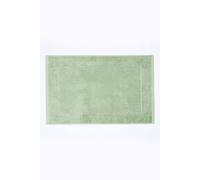 Imperial Plain Cotton Bath Mat Homescapes Green One Size