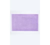 Imperial Plain Cotton Bath Mat Homescapes Lilac One Size