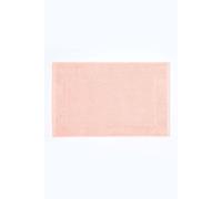 Imperial Plain Cotton Bath Mat Homescapes Peach One Size