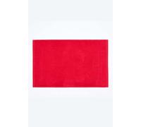 HOMESCAPES Imperial Plain Red Bath Mat 50 x 80 cm - Super Soft Bathroom Mat - 100% Turkish Cotton Shower Mat