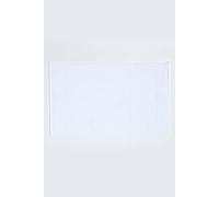 Homescapes Imperial Plain Cotton Bath Mat in White Homescapes White