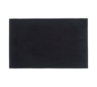 Homescapes Imperial Plain Cotton Black Bath Mat