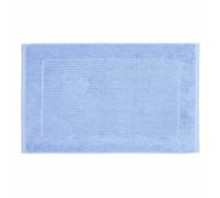 Homescapes Imperial Plain Cotton Bath Mat in Blue Homescapes Blue