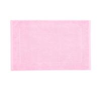 HOMESCAPES Imperial Plain Pink Bath Mat 50 x 80 cm - Super Soft Bathroom Mat - 100% Turkish Cotton Shower Mat