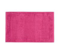 Homescapes Imperial Plain Cotton Raspberry Bath Mat