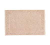Homescapes Imperial Plain Cotton Stone Beige Bath Mat