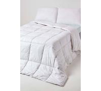 HOMESCAPES 100% Pure Mulberry Silk Blend Duvet 13.5 Tog 100% Cotton Casing Anti Dust Mite & Anti Allergenic Winter Duvet Washable at Home, Double
