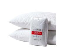 HOMESCAPES King Size Pillow Protectors 2 Pack Quilted Top Pillow Covers Super Soft Hypoallergenic and Anti-Dust Mite Protectors with Diamond Quilting Extra-Large 3 Foot 50 x 90 cm