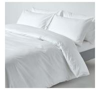 Homescapes King Size White Egyptian Cotton Duvet Cover Set 200 TC