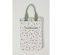 Homescapes Kneeling Pad For Garden With Floral Bee Design In Green Green