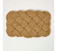 Homescapes Knotted Coir Doormat 75 X 45 Cm