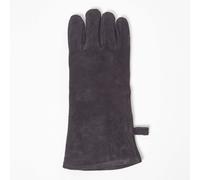 Homescapes Large Black Leather BBQ Glove