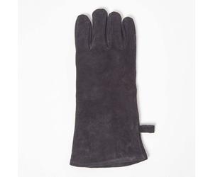 Homescapes Large Black Leather Bbq Glove