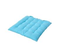 Solid Cotton Seat Pad with Button Straps - Blue / 5cm
