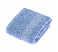 HOMESCAPES Light Blue Turkish Cotton Hand Towel Super Soft Thick & Absorbent 500 GSM Towel Heavy Weight for everyday Luxury
