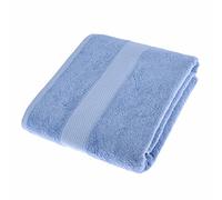 HOMESCAPES Light Blue Turkish Cotton Jumbo Towel Super Soft Thick & Absorbent 500 GSM Towel Heavy Weight for everyday Luxury