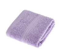 HOMESCAPES Lilac Turkish Cotton Face Cloth Flannel Super Soft Thick & Absorbent 500 GSM Towel Heavy Weight for everyday Luxury