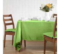 Homescapes Lime Green Tablecloth 137 X 228 Cm