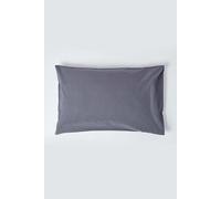 Homescapes Linen Housewife Pillowcase, King in Dark Grey Homescapes Dark Grey