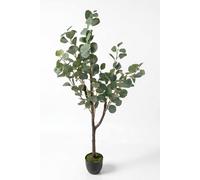 Homescapes Luxury Artificial Eucalyptus Tree, 100Cm In Green Green
