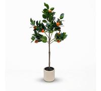 Homescapes Luxury Artificial Orange Tree, 120 Cm