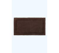 Luxury Reversible Cotton Bath Mat Homescapes Chocolate One Size
