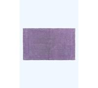Homescapes Luxury Bath Mat Reversible 100% Cotton 1600Gsm, 50 X 80Cm, Extra Soft In Lilac Lilac One Size
