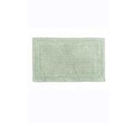 Homescapes Luxury Reversible Cotton Bath Mat - Sage Green