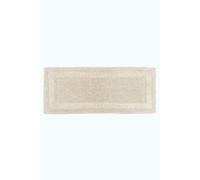 Homescapes Luxury Reversible Bath Mat Runner - Natural Cream