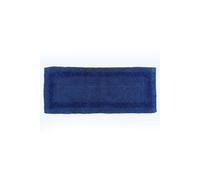 HOMESCAPES Long Bath Mat, Runner, Luxury 1600gsm Extra Soft 100% Cotton, Reversible Bathroom Mats Non-Slip, Washable, Super Absorbent, Quick-Dry, Navy Blue Large Bathroom Rug, 40 x 100 cm