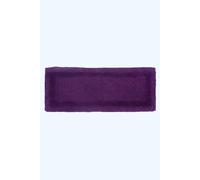 (Purple, Bath Mat Runner) Luxury Reversible Cotton Bath Mat