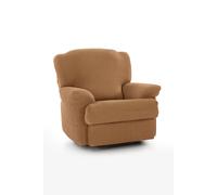 Homescapes Luxury 'clare' Recliner Seat Armchair Cover Slipcover Protector In Mustard
