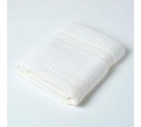 HOMESCAPES Luxury Cream Soft 100% Supima Cotton Bath Sheet Zero Twist Super Absorbent & Fluffy 550 GSM Thick Plain Extra-Large Jumbo Towel