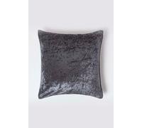 (Dark Grey, 45 x 45 cm) Luxury Crushed Velvet Cushion Cover