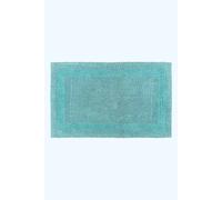 Homescapes Luxury Reversible Extra Large Bath Mat - Aqua