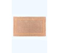 Homescapes Luxury Extra Large Bath Mat Reversible 1600Gsm 100% Cotton, 70 X 120Cm In Peach Peach