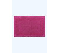HOMESCAPES Extra Large Bath Mat, Luxury 1600gsm Super Soft 100% Cotton, Reversible Bathroom Mats Non-Slip, Washable, Super Absorbent, Quick-Dry, Raspberry Pink Bathroom Rug, 70 x 120 cm