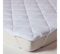 HOMESCAPES 90 x 200 cm Euro Single Super Fill Mattress Topper Extra Thick 500 GSM Hypoallergenic Oeko-Tex Certified Topper with 100% Cotton 200 Thread Count Cover & Elasticated Corner Straps