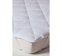 Homescapes Luxury Extra Thick 500 Gsm Cotton Mattress Topper In White White