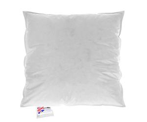 HOMESCAPES Luxury Goose Down Cushion Insert, Thick & Plush Sofa Pillows 50 x 50 cm (20” x 20”), Soft Pure Cotton Down Proof Cover, Square Bounce Back Feather Cushion Pads - Oeko Tex & RDS Certified